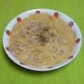 ユリ坊's cooksnap of when they made フライパン1つで☆簡単お手軽スープパスタ.