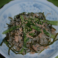 Jock's cooksnap of when they made 切り昆布と白滝の柚子胡椒きんぴら.