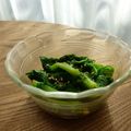 usaco3's cooksnap of when they made カラシ醤油で！！小松菜の醤油和え.