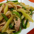 mmameco's cooksnap of when they made セロリと鶏肉のさっぱり塩炒め.