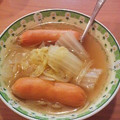 ▼△▼△▼△▼△▼△'s cooksnap of when they made アツアツ！白菜とソーセージのポトフ.
