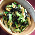 羽尼うに's cooksnap of when they made きゅうりと竹輪のわさび合え.