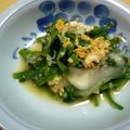 Haru Haru's cooksnap of when they made せりと小女子の卵とじ.