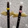 puniＫ's cooksnap of when they made 簡単☆天使のデコポッキー☆.