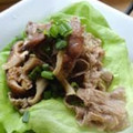Munchkin's　Mom's cooksnap of when they made 牛肉ときのこのマリネサラダ.