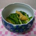 そらてんママ's cooksnap of when they made 小松菜と揚げの味噌煮.