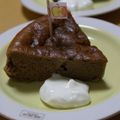 ピンクのたまご's cooksnap of when they made ノンオイル☆ココア入バナナシフォン♪.