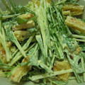 ふじひめママ's cooksnap of when they made しゃきしゃき水菜と油揚げのマヨサラダ.