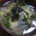 ラビリンス♪'s cooksnap of when they made 面取り大根の残りを使った味噌汁☆.