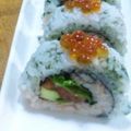 山本族's cooksnap of when they made 雛祭り三色巻き.