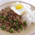 ハナ☆クロ's cooksnap of when they made 簡単ｳﾏい☆豚ひき肉のそぼろご飯♪.