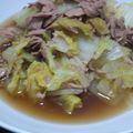 ロスコ５９１４'s cooksnap of when they made あったか優しい♥白菜とシーチキンの煮物.
