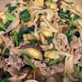 クックJGY45M☆'s cooksnap of when they made さつま芋＆ほうれん草のブタ味噌炒め.