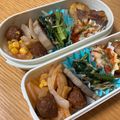 mantacarp's cooksnap of when they made 市販のミートボールをアレンジ弁当.