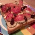 ★ひいらぎ★'s cooksnap of when they made 塩胡桃×フレッシュフルーツトースト.