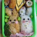 ちまき（∵）'s cooksnap of when they made キャラ弁de『しろいうさぎくろいうさぎ』.