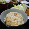ゆいランラン's cooksnap of when they made 材料３つ♡超簡単炊き込みごはん♪.