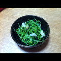 enjerika's cooksnap of when they made ★豆苗（とうみょう）のニンニク炒め.