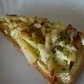 スタイリッシュママ's cooksnap of when they made ジャガ芋とキャベツのお好み焼き風トースト.