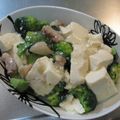 ゆりYO船長's cooksnap of when they made 熱々☆ブロッコリー豆腐.