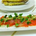 まいとものママ's cooksnap of when they made サーモンのカルパッチョ.