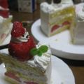 ふわふわＥｇｇｓ's cooksnap of when they made かわいいサンタケーキ★.