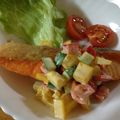 aiko魂's cooksnap of when they made 鮭のムニエル☆簡単カラフル野菜ソース☆.