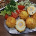 よちりん's cooksnap of when they made ✿ウインナーでコロコロコロッケ♪✿.