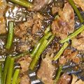 季経季経季経季経季経's cooksnap of when they made にんにくの芽と牛肉の炒めもの.