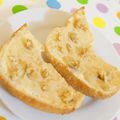 ななクレープ's cooksnap of when they made 塩きなこ×白チョコパン.