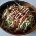 you1117's cooksnap of when they made 焼鳥缶詰で！唐揚げ？サラダ丼.