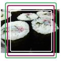 ＭＡＹＯＭＡＹＯ　's cooksnap of when they made 巻き寿司☆いか梅しそ.