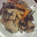 たかとっき's cooksnap of when they made 高野豆腐ひじき蒟蒻のお腹すっきり煮.