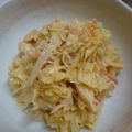 ありかん's cooksnap of when they made カニカマとキャベツのソース風味胡麻和え.