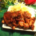 Azuki．'s cooksnap of when they made 鶏むね肉の生姜焼き.