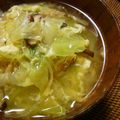 ぶぅの食卓's cooksnap of when they made ✿キャベツと桜エビの中華スープ✿.