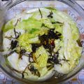Jock's cooksnap of when they made 白菜漬.