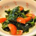 ＷａＴヒロコロ's cooksnap of when they made トマトとわかめをポン酢に漬けただけ♪.