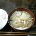 kimuka's cooksnap of when they made 体ポカポカ。鮭のかす汁.