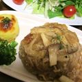 ‐ｱﾍﾞﾍﾞ‐'s cooksnap of when they made 大豆入り★ヘルシー★和風ハンバーグ.