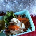 あい葉's cooksnap of when they made ササミとシャキシャキニンジンのマヨ和え.