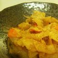おもみ3's cooksnap of when they made ピーラーで大根とにんじんのリボンきんぴら.