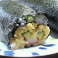＊なしえ＊'s cooksnap of when they made 子どもと一緒に作ろう！鬼の顔の恵方巻き.
