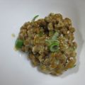 しおりんりく's cooksnap of when they made ヘルシー！しょうが納豆.