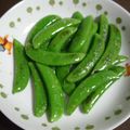 おーチャン's cooksnap of when they made 塩がスナップえんどうの甘味を引き立てる♬.
