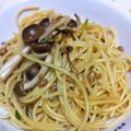 あぁるちゃん's cooksnap of when they made ねぎ＆しめじ入り 納豆スパゲッティ.