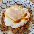 あーこ姐's cooksnap of when they made レンジで1分ハムエッグ　超簡単!!!.