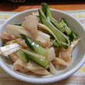 HALBAL1975's cooksnap of when they made 鶏皮とキュウリのキムチ和え.
