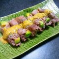 CHI〜CHAN's cooksnap of when they made アボカドの肉巻き♪カレーマヨソース♪.