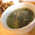 snowish824's cooksnap of when they made 目指せ！！焼肉屋さんのワカメスープ♪.